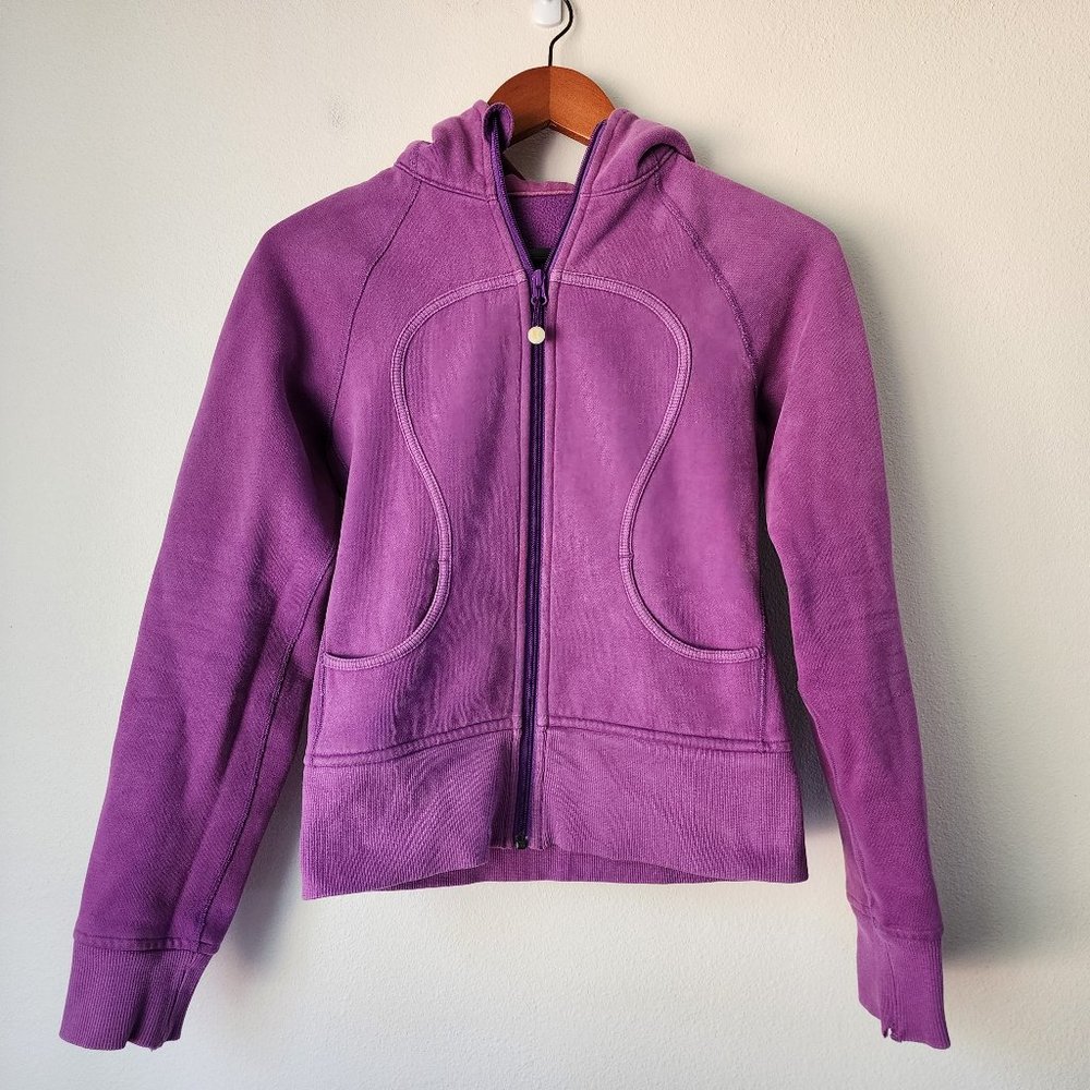 Lululemon, Women's Scuba Hoodie Jacket, Size 2, Old Style Lulu, Actiwear.